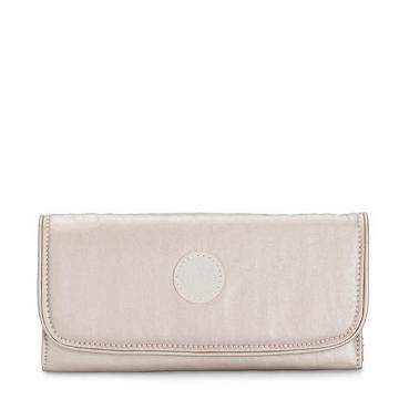 Kipling Money Land Metallic Snap Wallet Wallets Metallic Glow | CA 2177TC